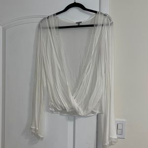 White open front top